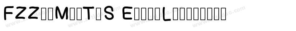 FZZanMeiTiS ExtraLig字体转换